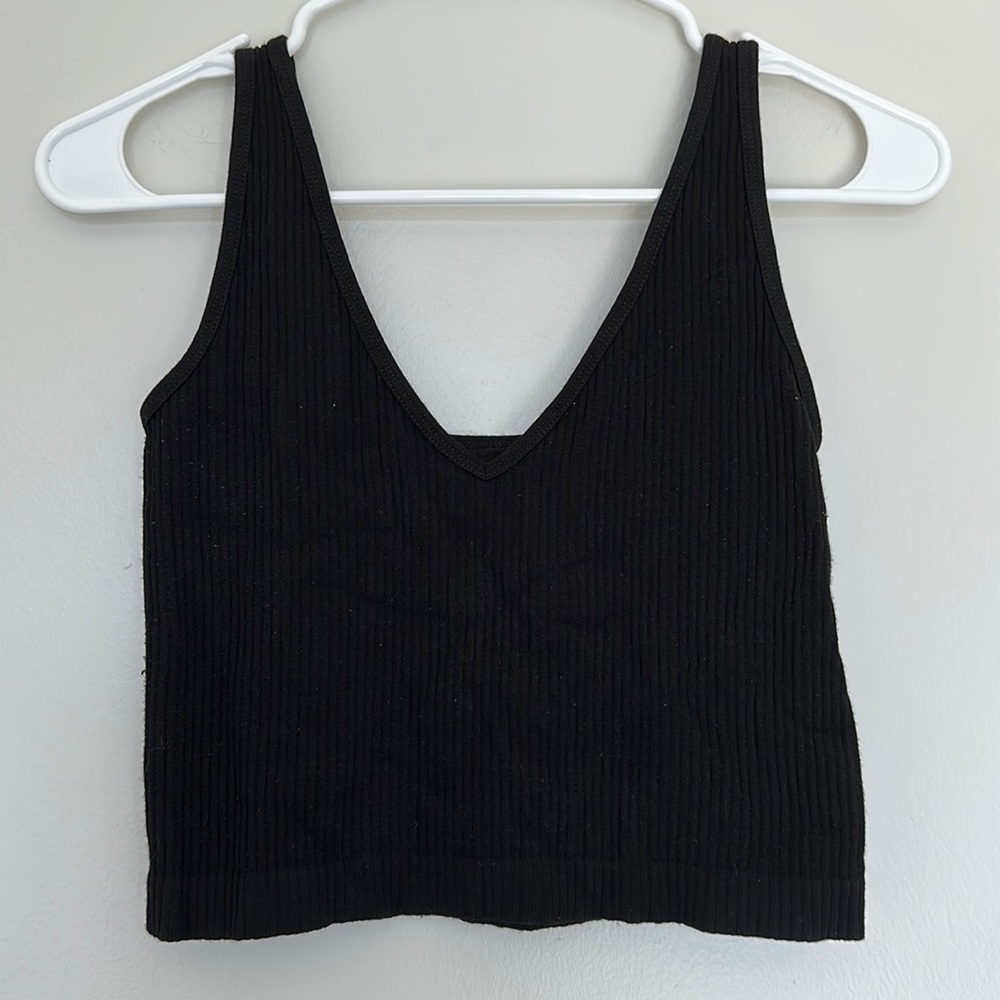 Free People Ribbed Crop Top